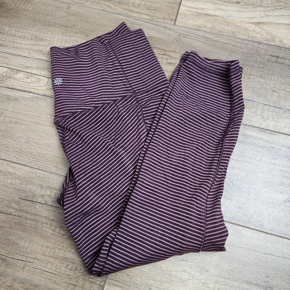 Athleta Women Salutation Stash Pocket II Textured 7/8 Tight Powervita Legging M - Picture 6 of 16